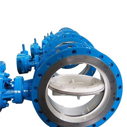 شیر پروانه ای سه گانه افست EPDM جدید Lotoke